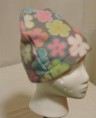 Fleece Flower Beanie Hat 